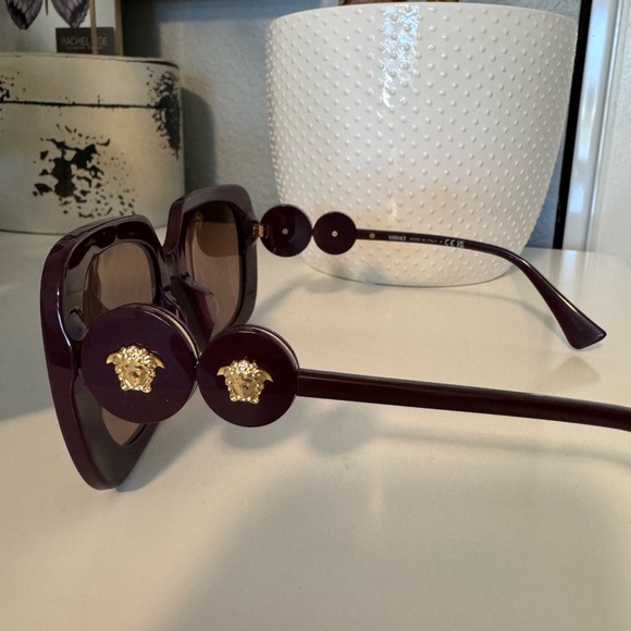 NEW‼️Versace VE4434 54mm Square Full Rim Bordeaux - Picture 15 of 17